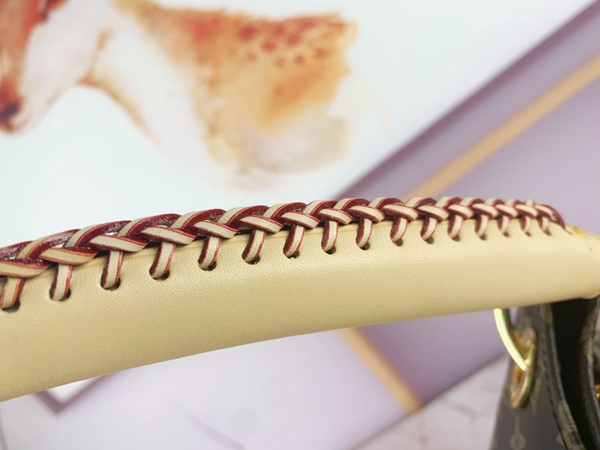 ルイヴィトンバッグ素材ディテール